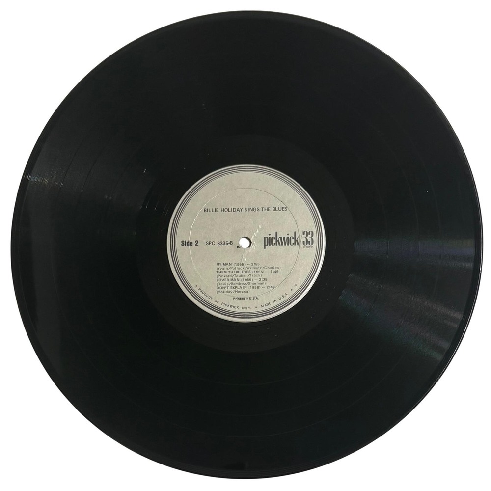 Billie Holiday Sings the Blues Vinyl LP Pickwick SPC-3335 Jazz Blues Record - Picture 3 of 4